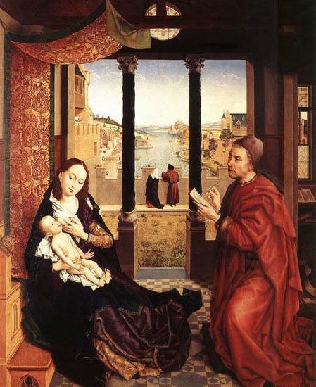 WEYDEN, Rogier van der St Luke Drawing the Portrait of the Madonna